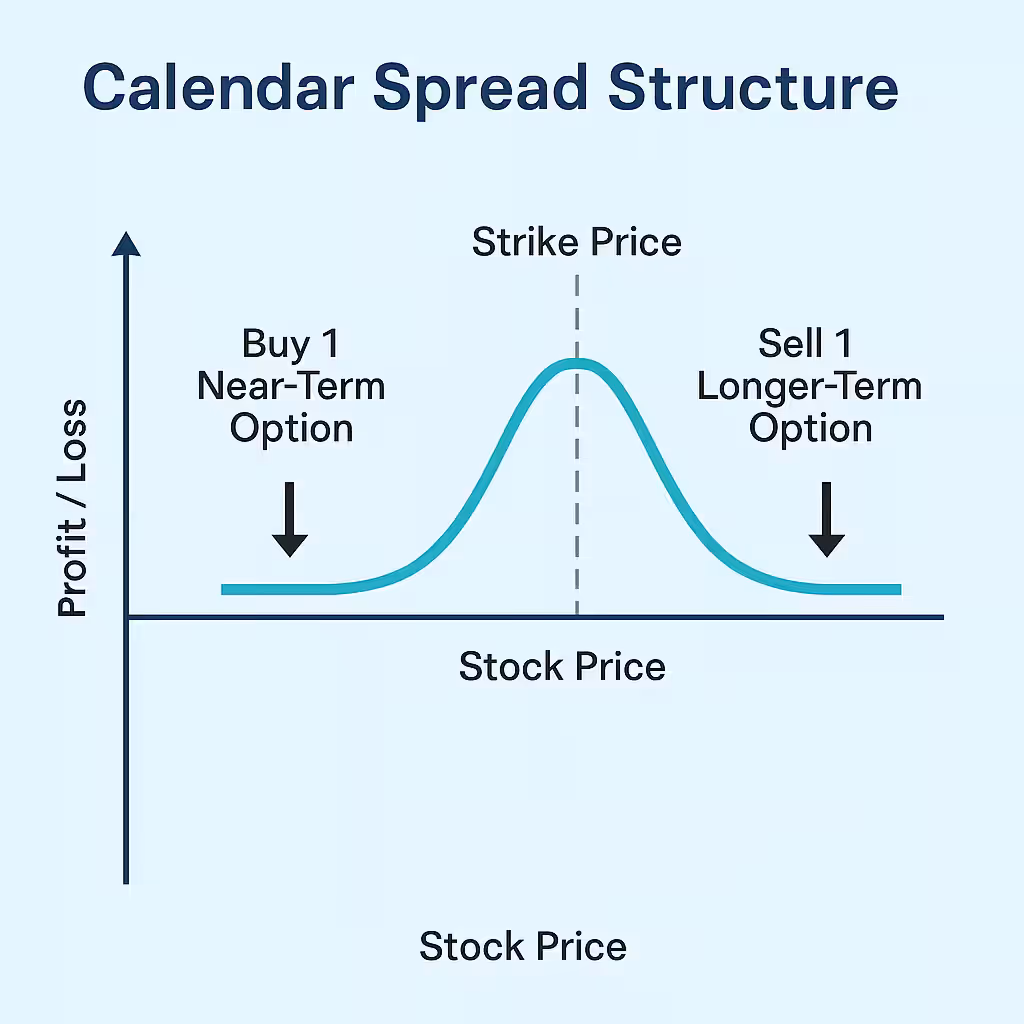 diagram showing calendar spread structure